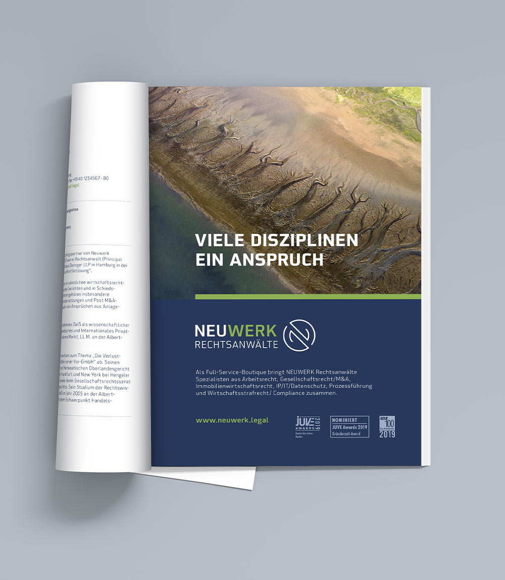 Neuwerk Rechtsanwälte Anzeigengestaltung