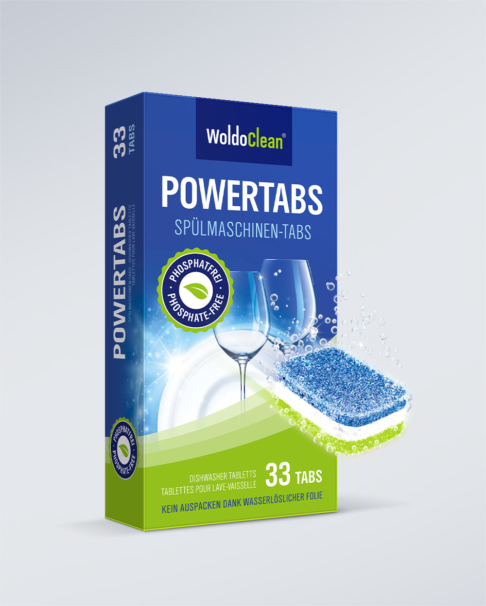 WoldoClean Verpackungsdesign Box