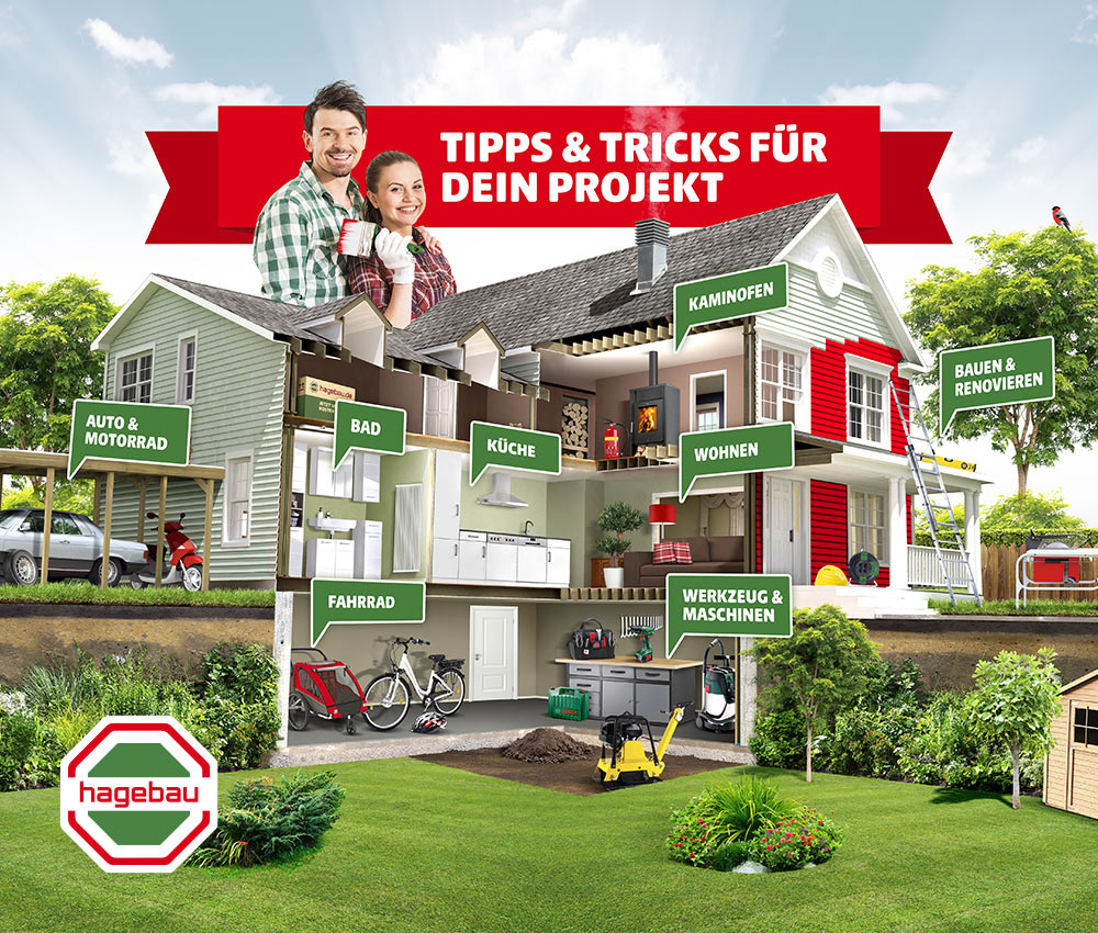 Hagebau Webdesign Kategorien