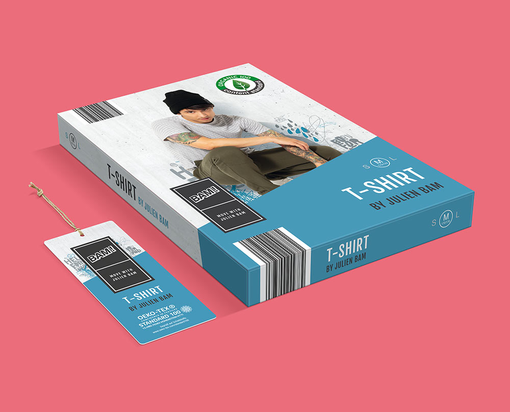 Julien Bam Verpackungsdesign