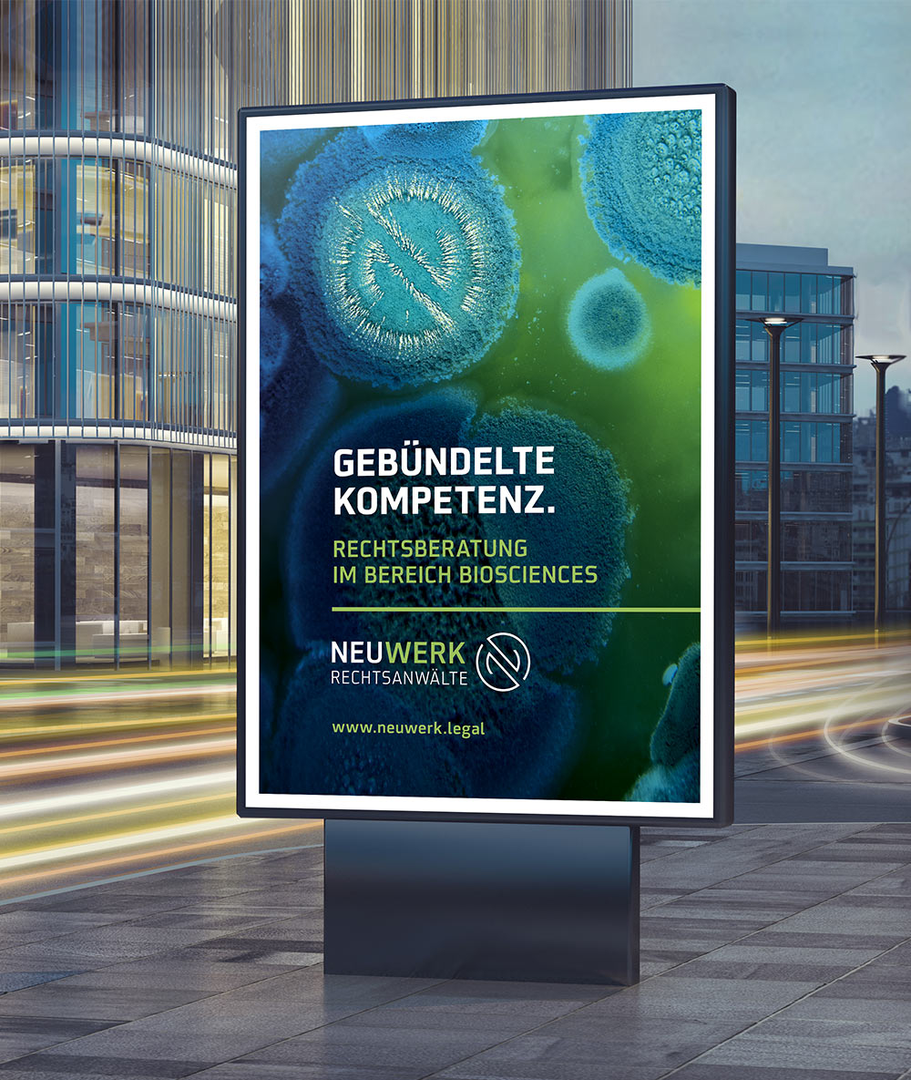 Neuwerk Rechtsanwälte Plakadesign